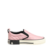 Adidași slip-on Dolce & Gabbana roz matlasați