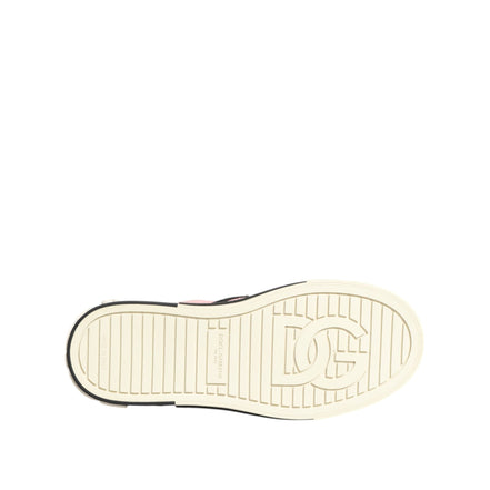 Adidași slip-on Dolce & Gabbana roz matlasați