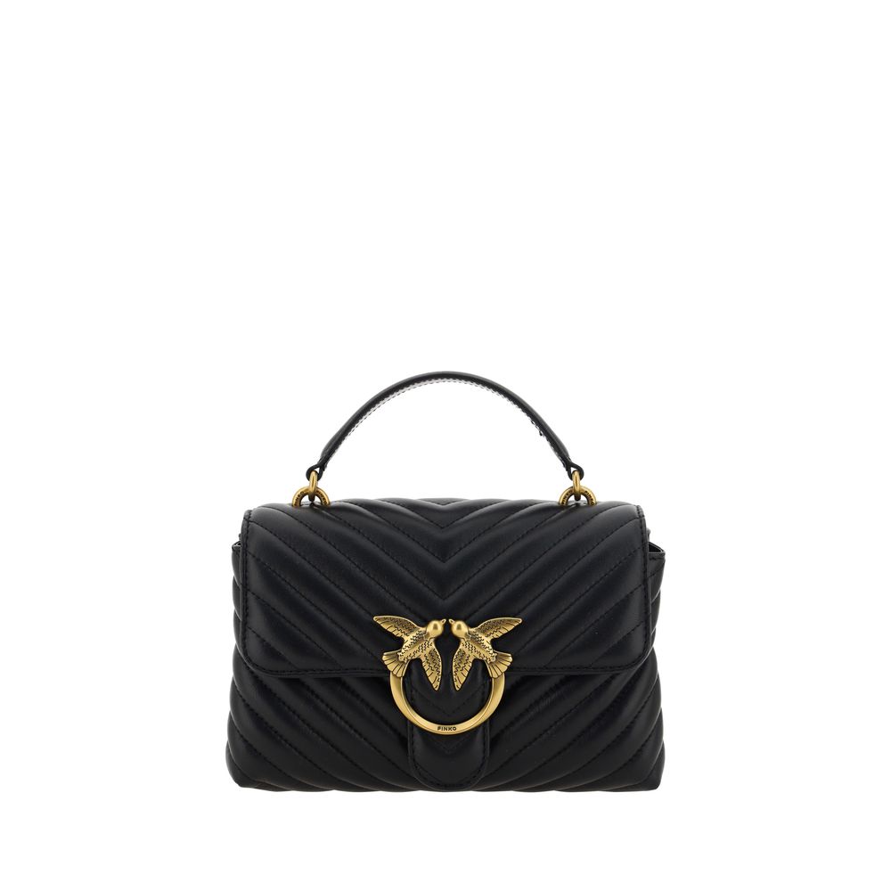 PINKO Black Love Lady Mini Handbag