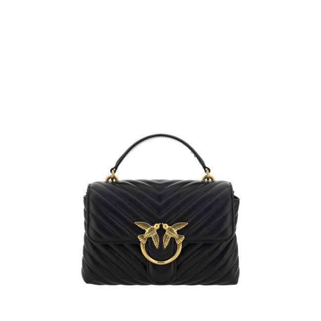 PINKO Black Love Lady Mini Handbag