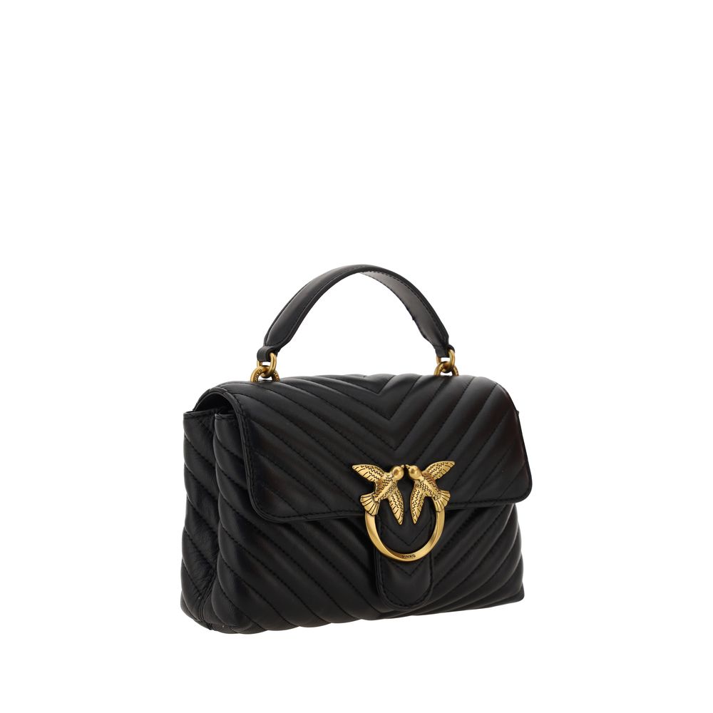 PINKO Black Love Lady Mini Handbag