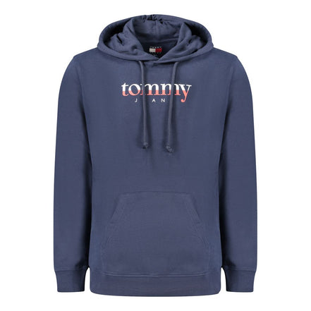 Hanorac cu Glugă Tommy Hilfiger din Bumbac Albastru pentru Bărbați