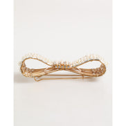 Dolce & Gabbana Gold Brass Glas Crystal Faux Pearl Embellished Brooch