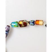 Dolce & Gabbana Multicolor Murano Glass Beads Brass Jewelry Necklace