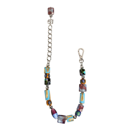 Colier Dolce & Gabbana Multicolor din Mărgele de Sticlă Murano, Alamă și Zamac
