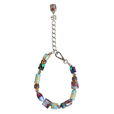 Colier Dolce & Gabbana Multicolor din Mărgele de Sticlă Murano, Alamă și Zamac