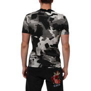 Tricou Dolce & Gabbana cu mânecă scurtă, camuflaj multicolor
