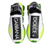 Dolce & Gabbana Black White Slip On Sorrento Sneakers