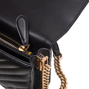 Geantă de umăr PINKO Black Love Click Mini Chevron