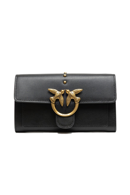 PINKO Black Simply Love One Mini Shoulder Bag
