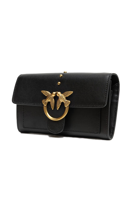 PINKO Black Simply Love One Mini Shoulder Bag