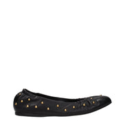 Balerini Chloé din piele neagră