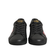 Dolce & Gabbana Black Street Life Low Top Sneakers