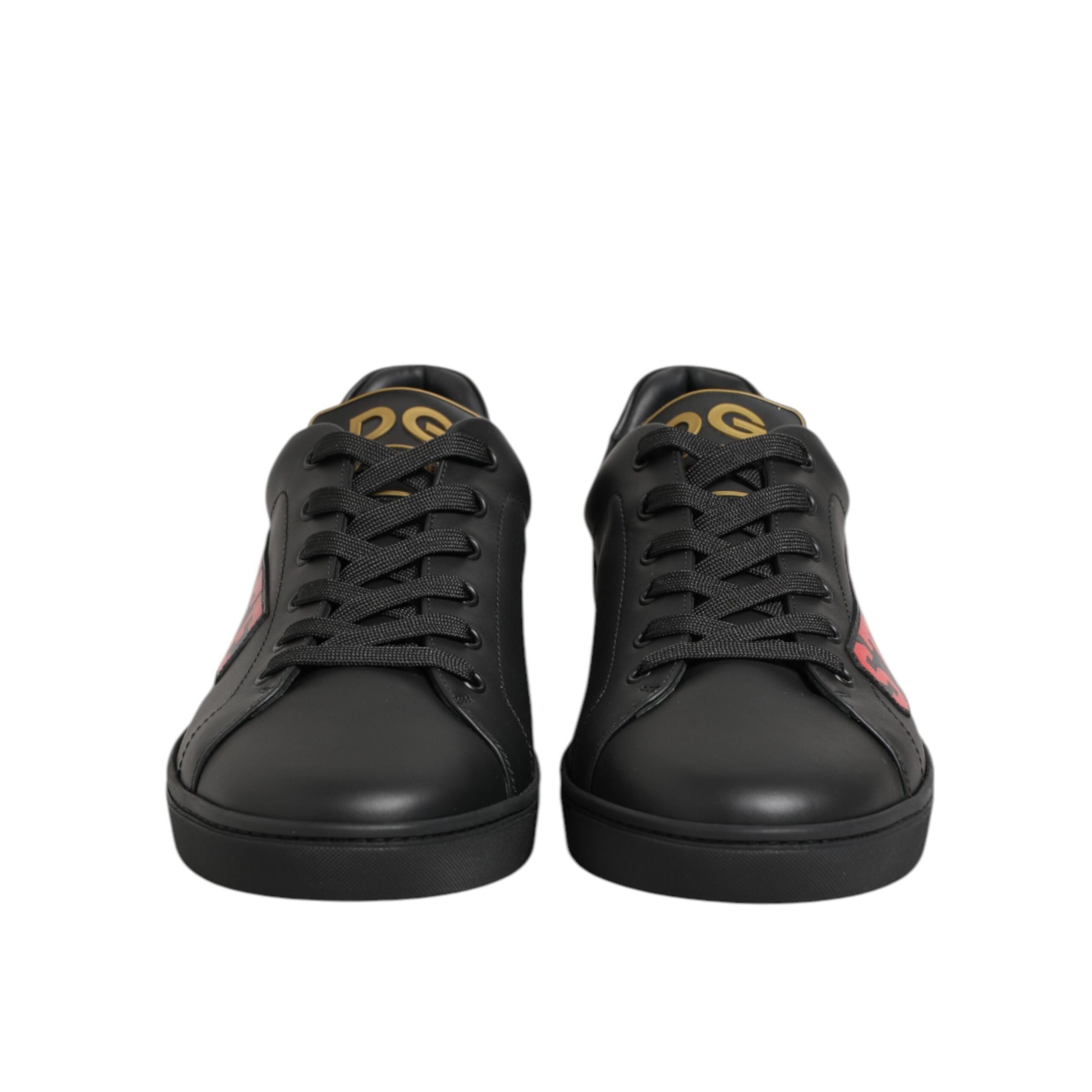 Dolce & Gabbana Black Street Life Low Top Sneakers