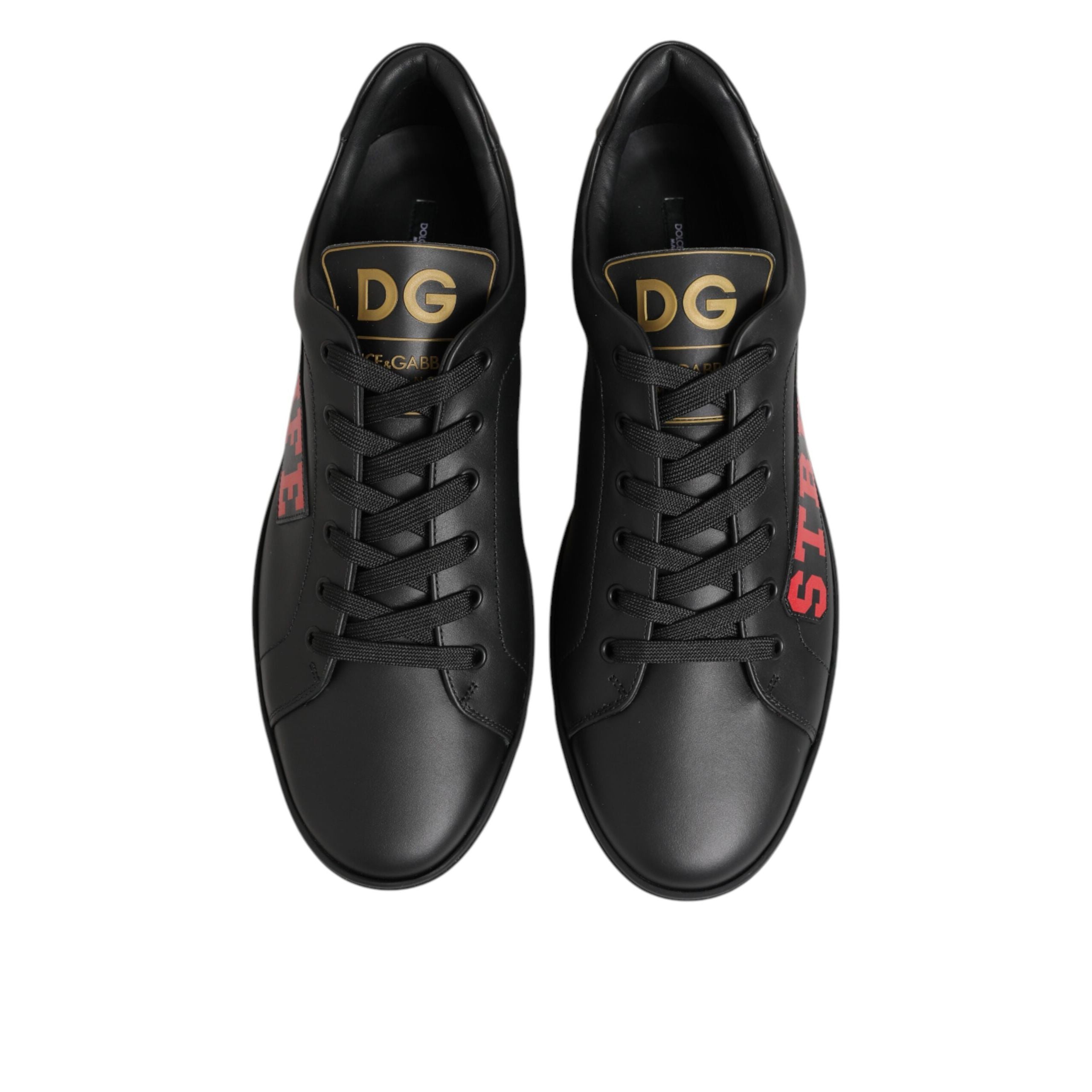 Dolce & Gabbana Black Street Life Low Top Sneakers