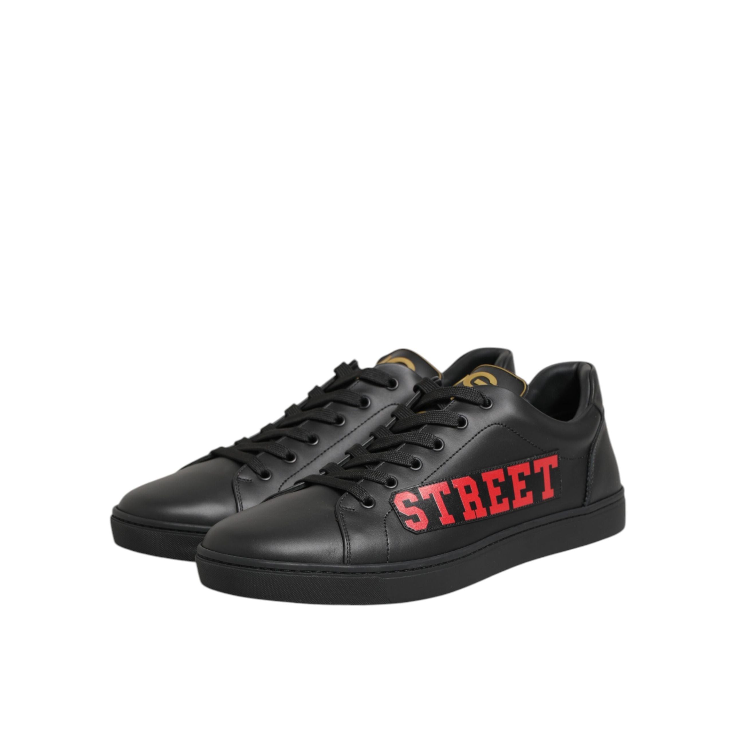 Dolce & Gabbana Black Street Life Low Top Sneakers