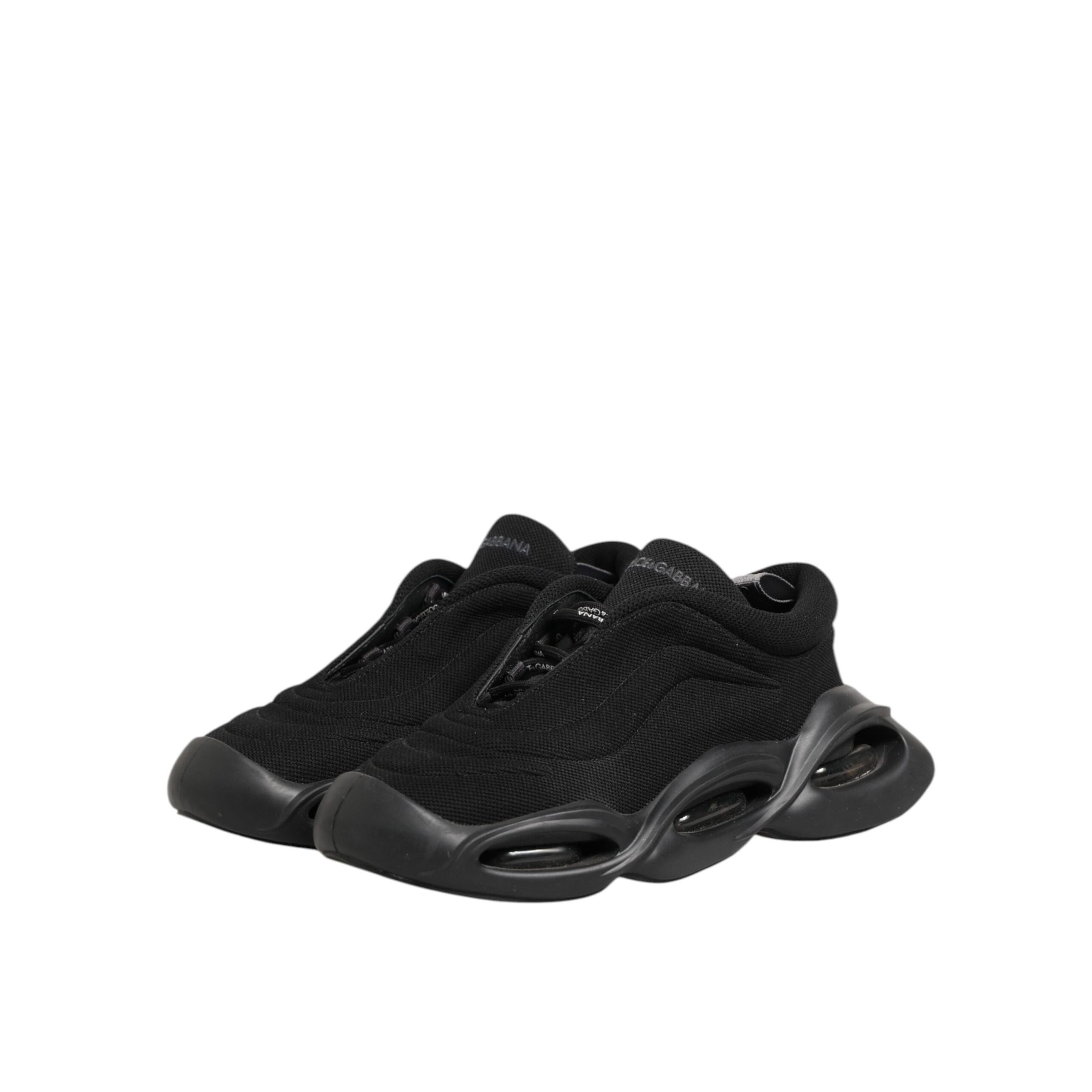 Adidași joși Dolce & Gabbana Black Lace Up Wave