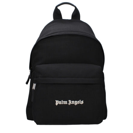 Rucsac din material textil Palm Angels negru