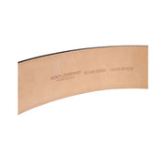 Dolce & Gabbana Brown Leather Classic Metal Oval Buckle Belt