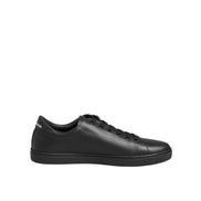 Adidași Dolce & Gabbana din piele neagră cu inimă de cristal