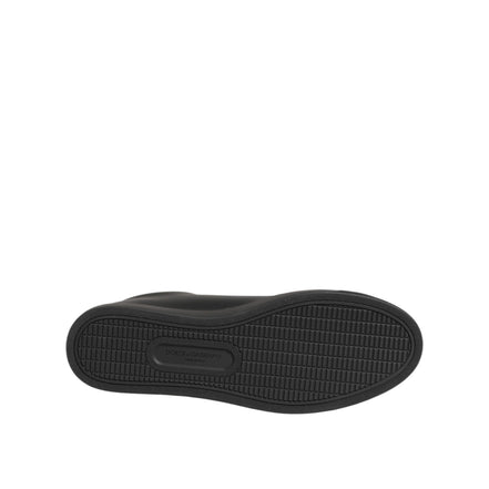 Adidași Dolce & Gabbana din piele neagră cu inimă de cristal