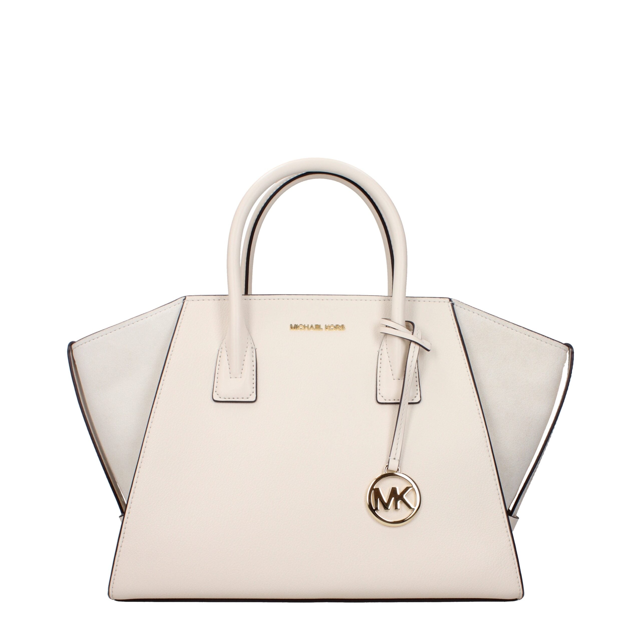 Geantă de mână Michael Kors din piele bej