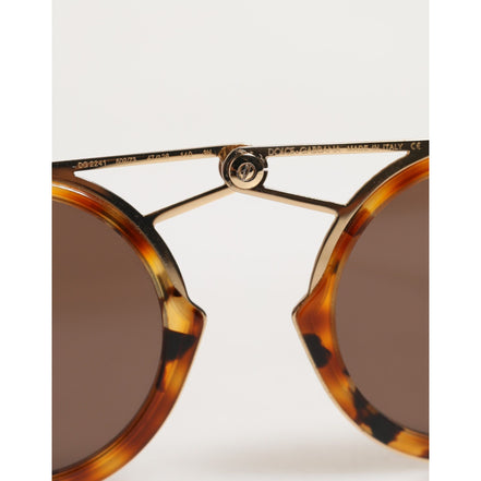 Ochelari de soare aurii Dolce & Gabbana