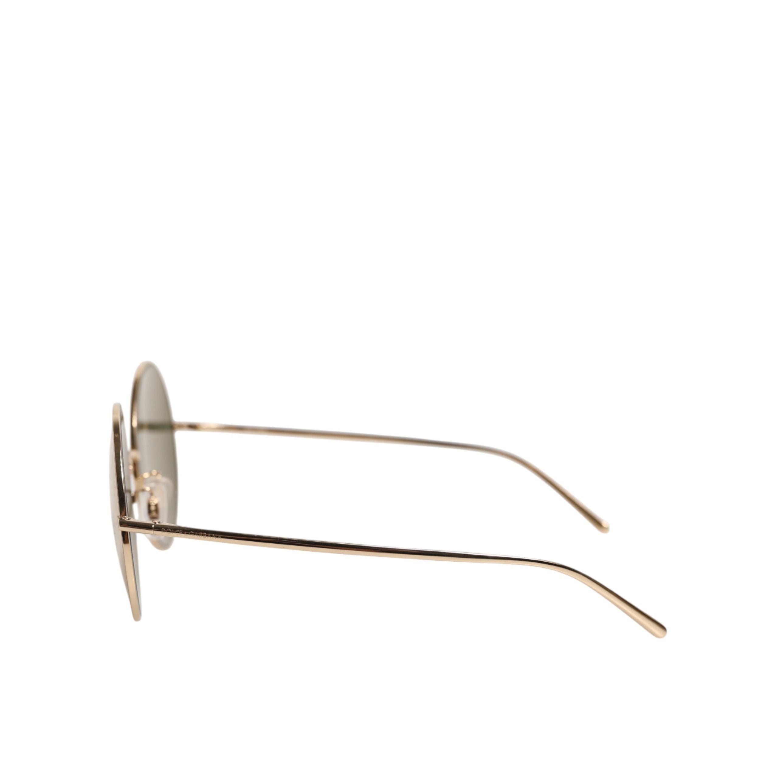 Ochelari de soare Dolce & Gabbana aurii