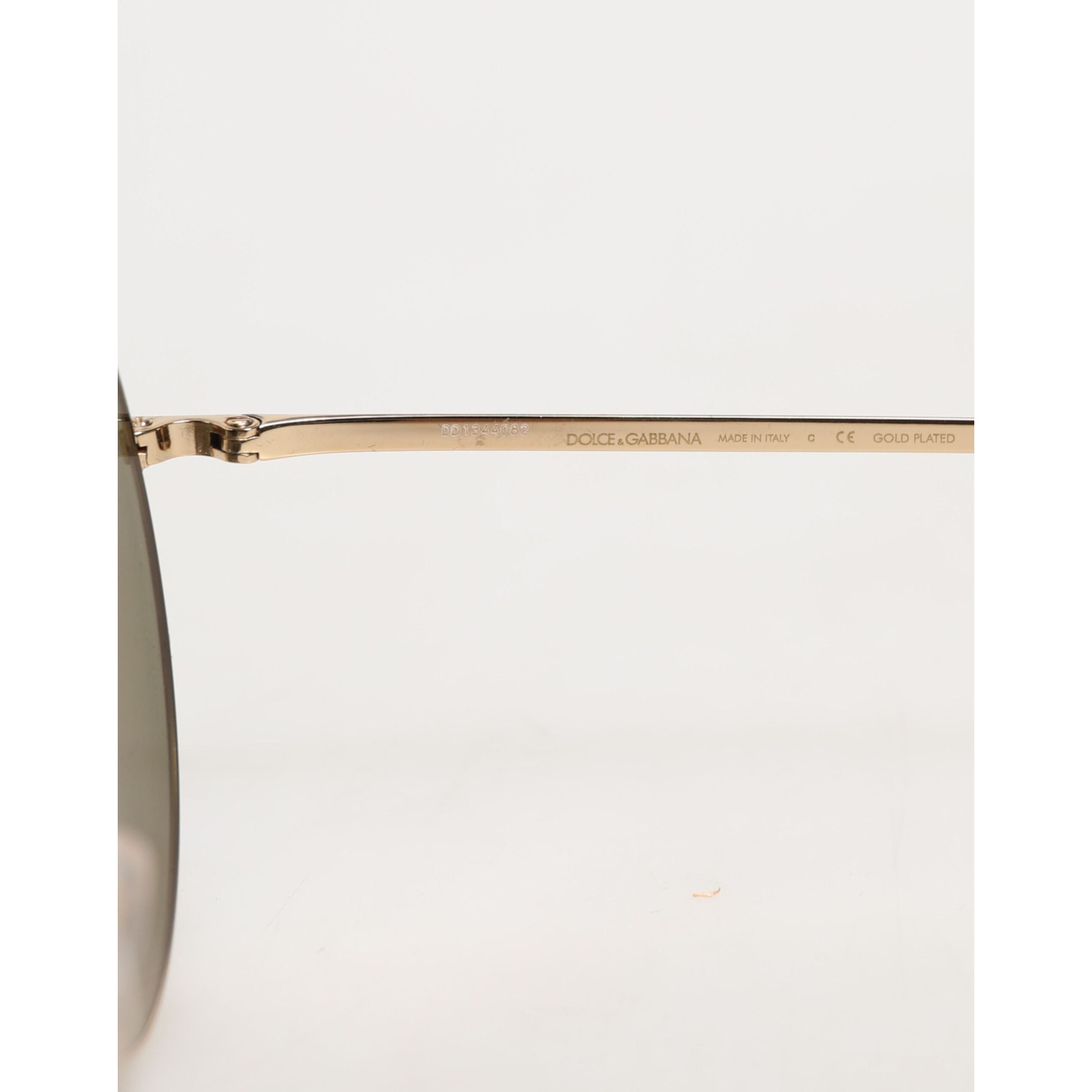 Ochelari de soare Dolce & Gabbana aurii