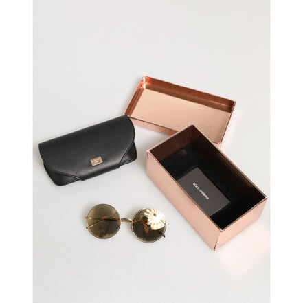 Ochelari de soare Dolce & Gabbana aurii