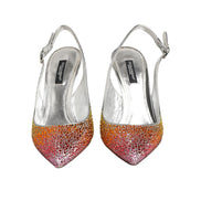 Pantofi cu toc Dolce & Gabbana Multicolor din Paiete cu Baretă la Spate