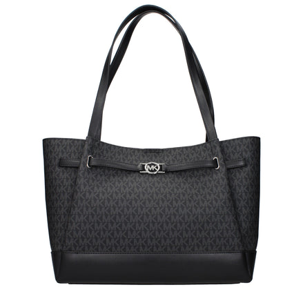 Michael Kors Black Fabric Shoulder Bag
