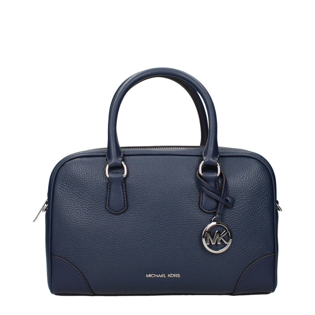 Geantă de mână Michael Kors din piele albastră