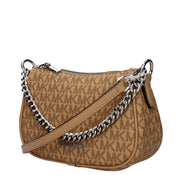 Geantă de mână Michael Kors maro textil