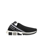 Dolce & Gabbana Black Slip On Sorrento Low Top Sneakers