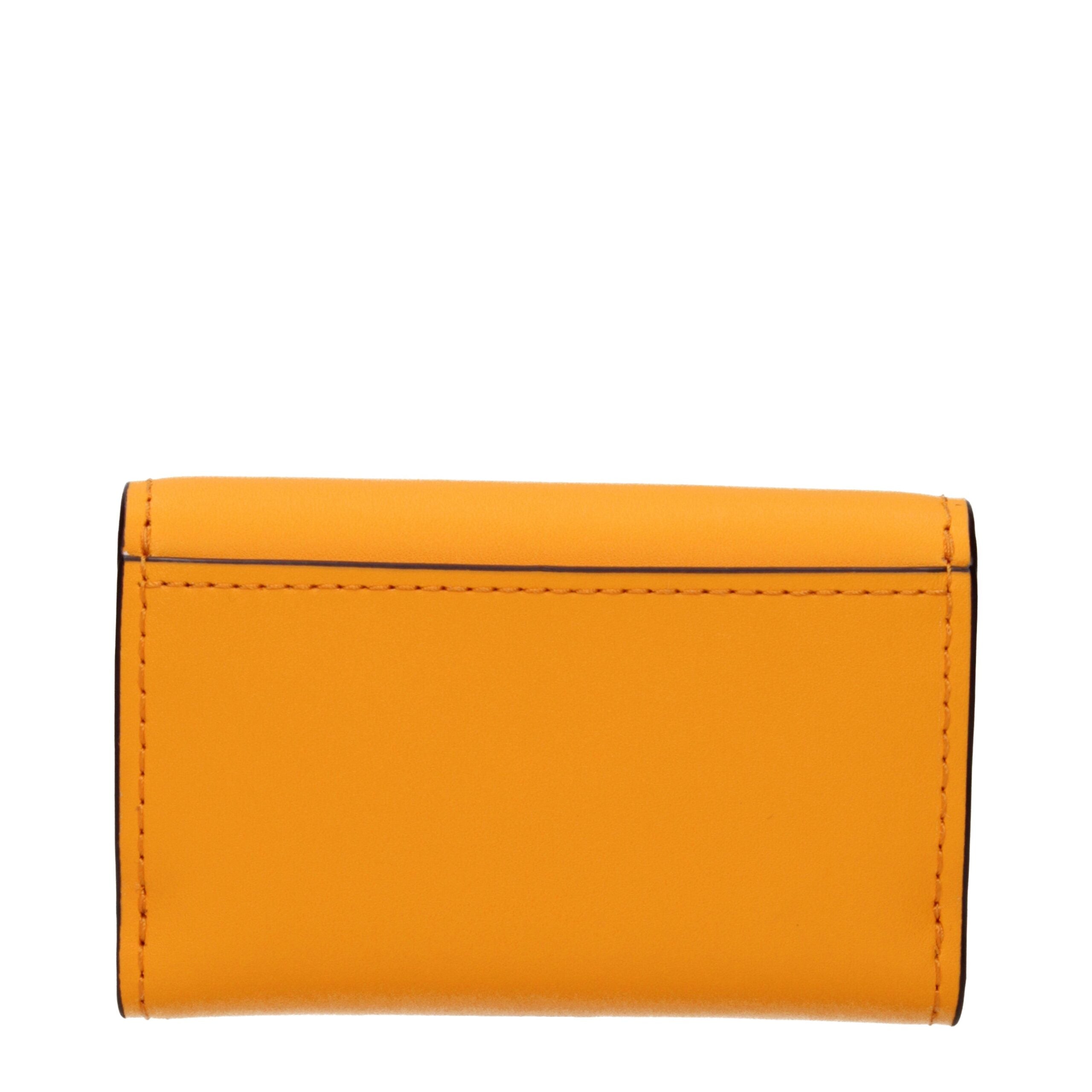 Portofel Michael Kors din piele portocalie