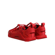 Dolce & Gabbana Red Logo Lace Low Top NS1 Sneakers