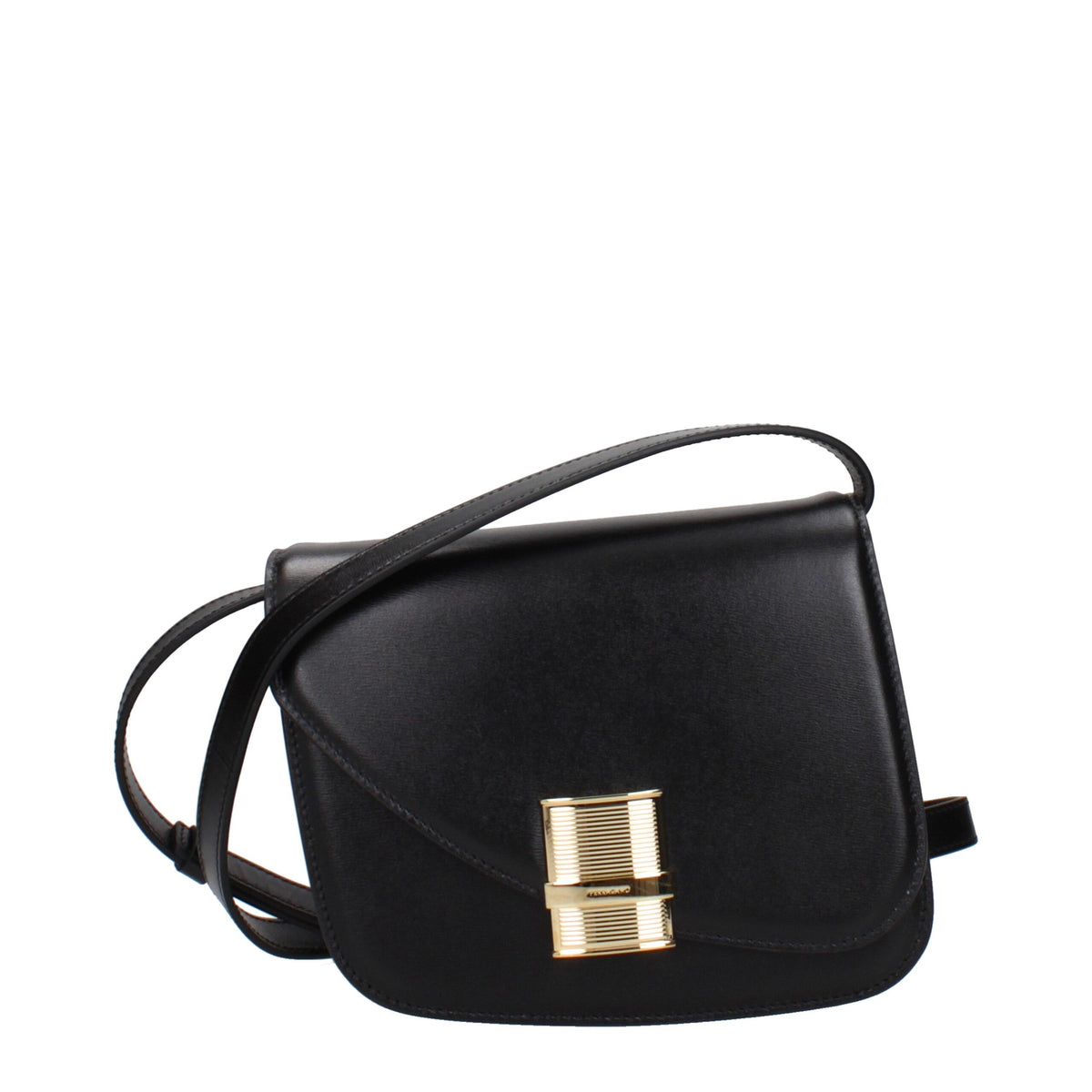 Ferragamo Geantă Crossbody Neagră din Piele