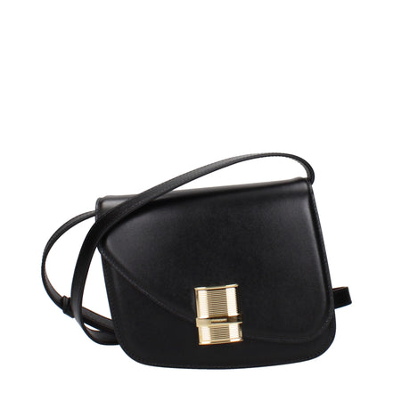 Ferragamo Geantă Crossbody Neagră din Piele