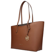 Geantă de umăr Michael Kors din piele maro