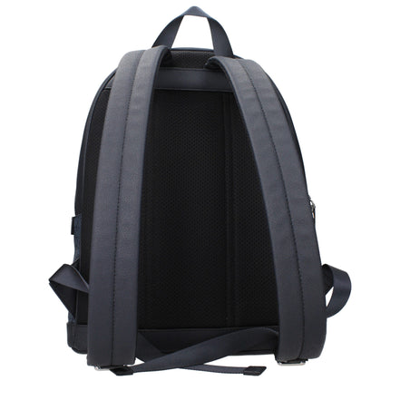 Michael Kors Blue Fabric Backpack