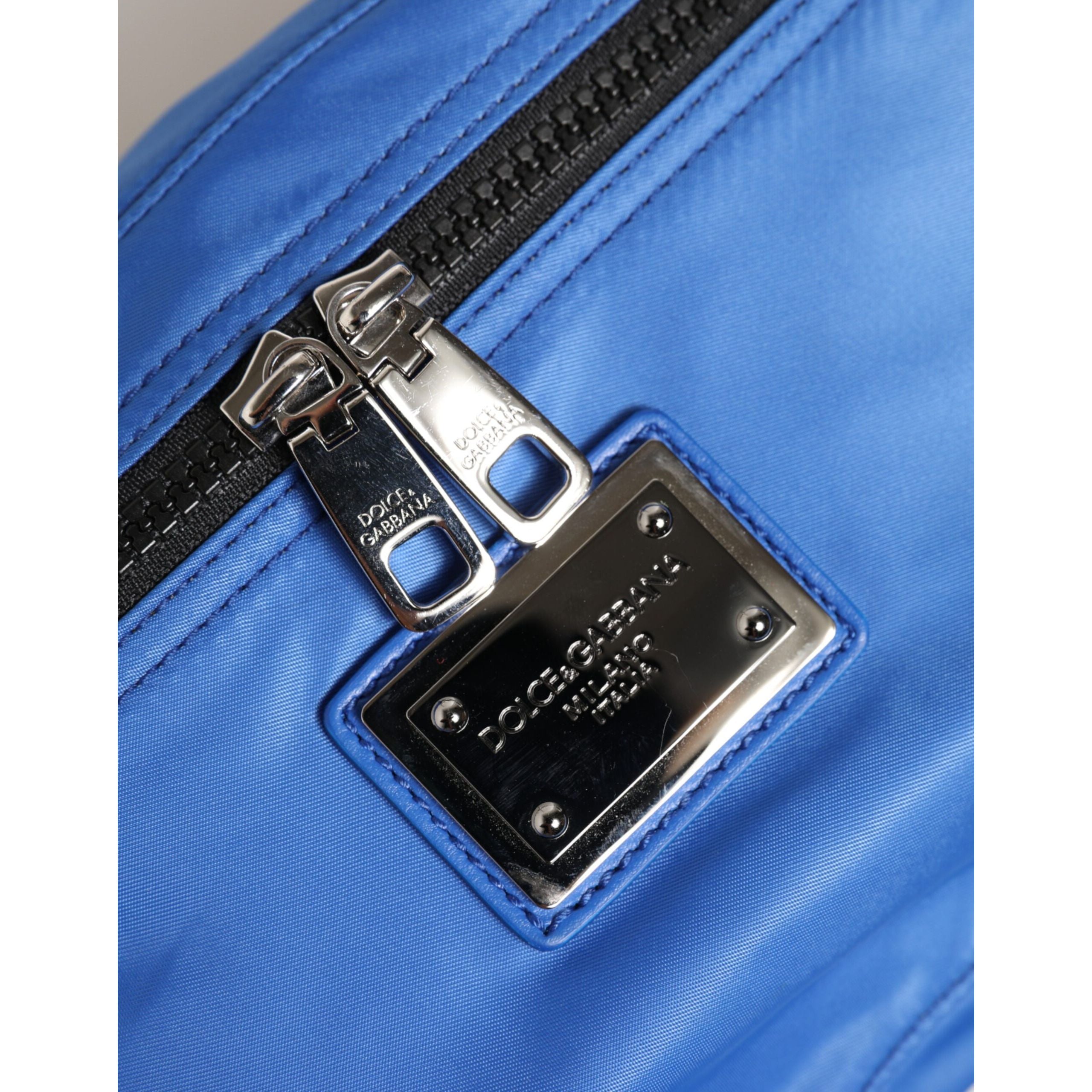 Dolce & Gabbana Blue Logo Belt Bag