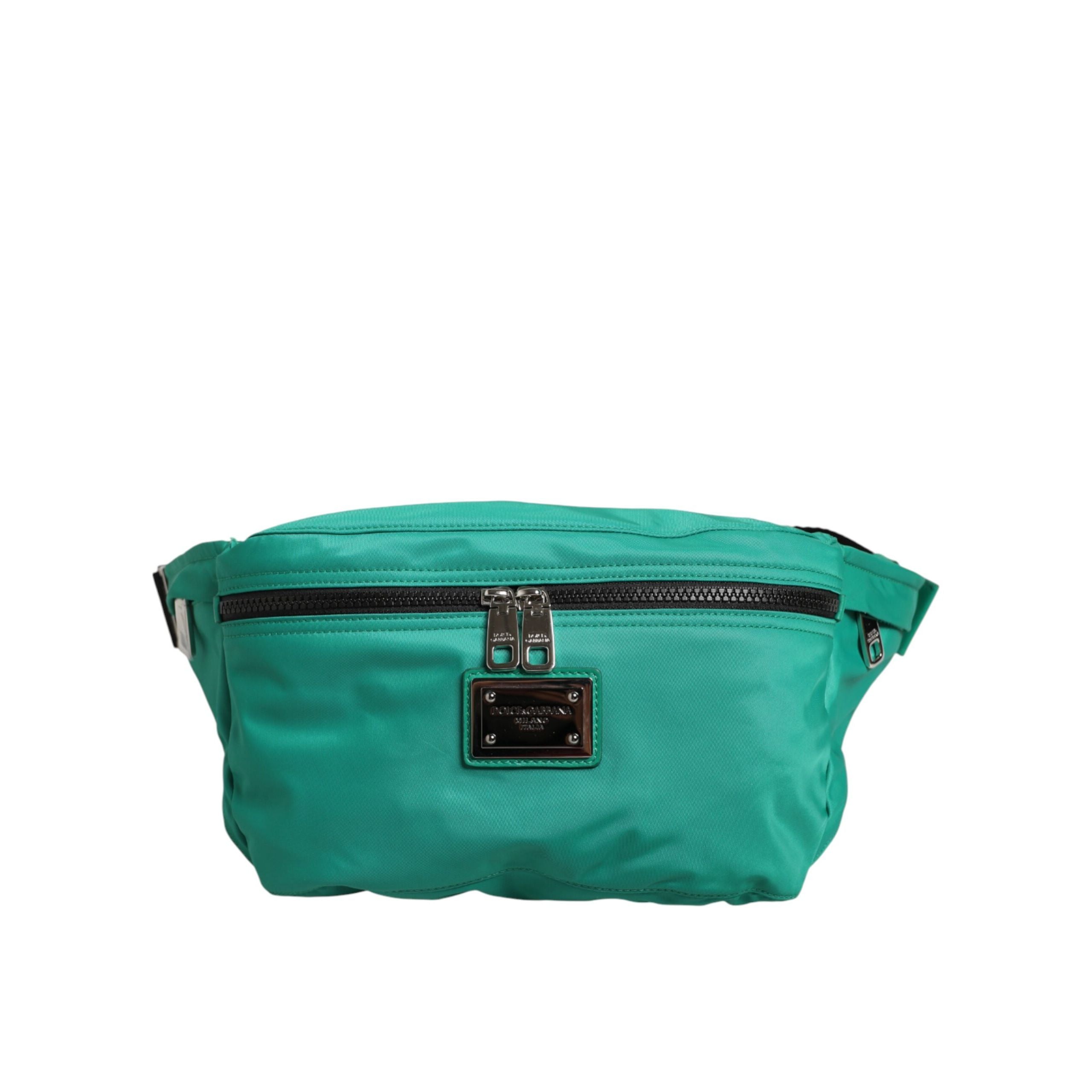 Dolce & Gabbana Geantă de brâu verde cu logo