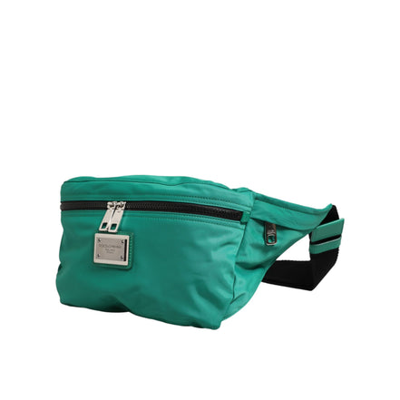 Dolce & Gabbana Geantă de brâu verde cu logo