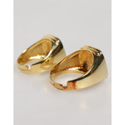 Dolce & Gabbana Gold-Tone Real Brass Black Enamel 