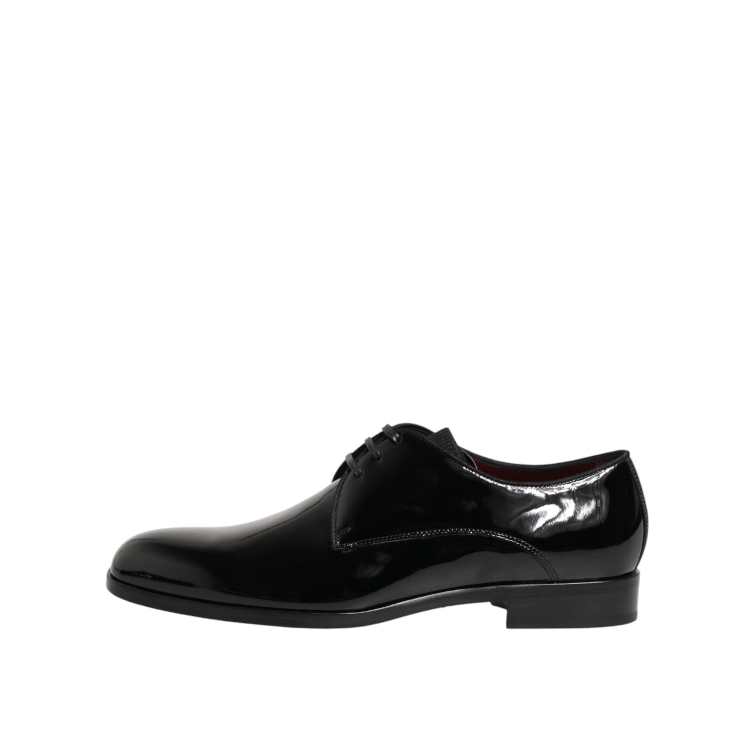 Dolce & Gabbana Black Leather Derby Shoes