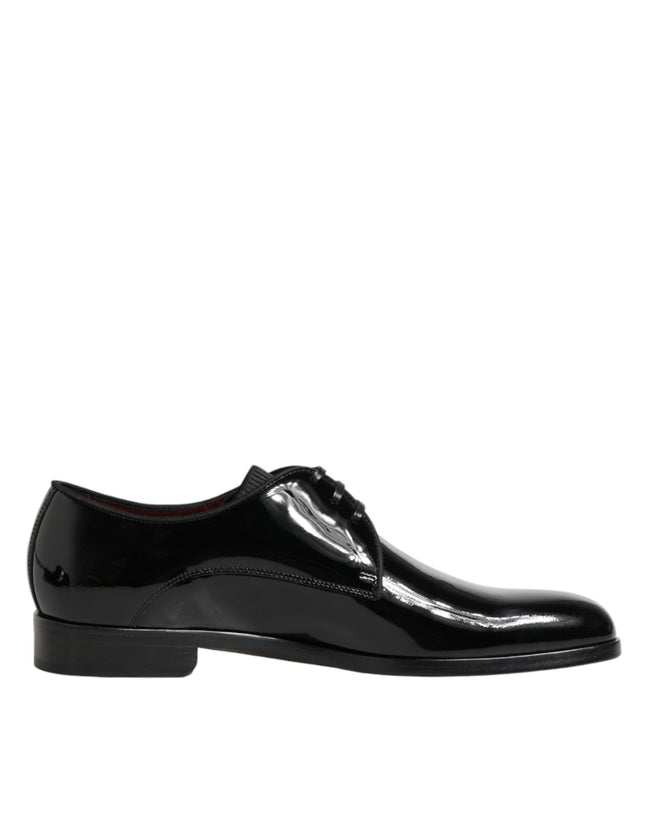 Dolce & Gabbana Pantofi Derby Negri din Piele