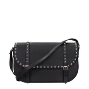 Geantă crossbody Valentino Garavani din piele neagră
