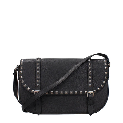 Geantă crossbody Valentino Garavani din piele neagră