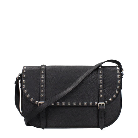 Geantă crossbody Valentino Garavani din piele neagră